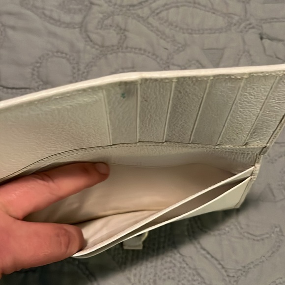 Gucci Rare Tom Ford White Leather Long Two-Sided Wallet - Picture 6 of 11